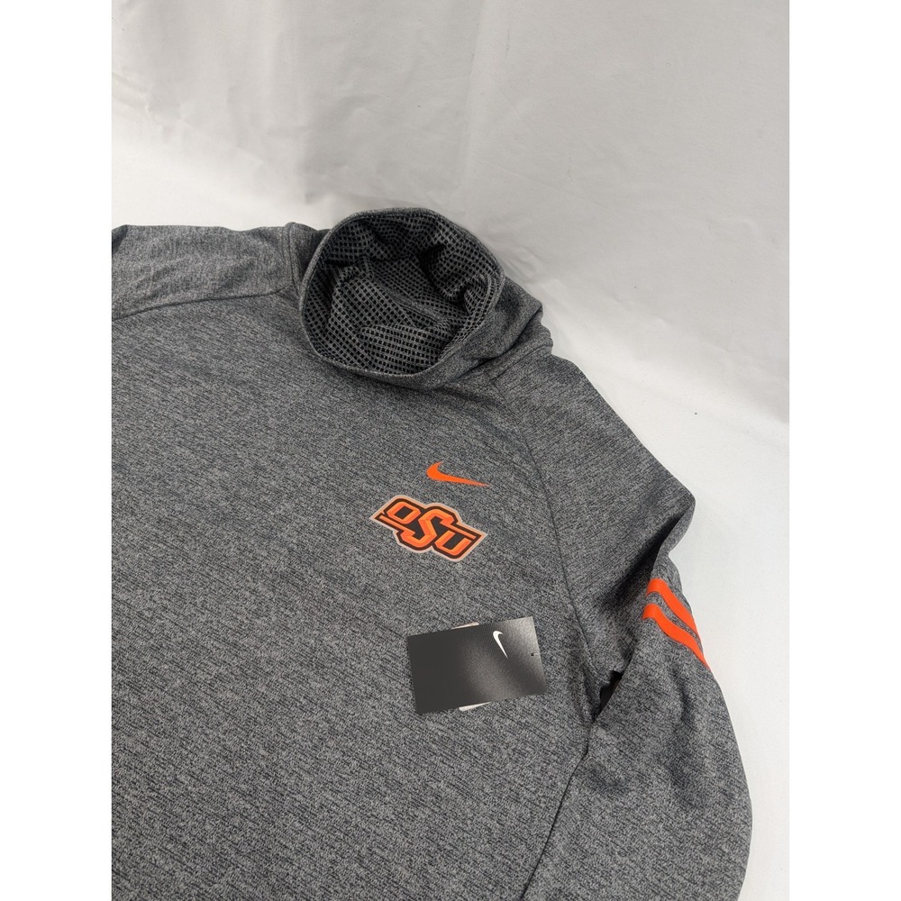 New Nike Women's Oklahoma State Cowboys l‎ Funnel Neck Performance Black Heat XL